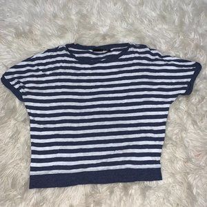 Blue and White Stripped Shirt